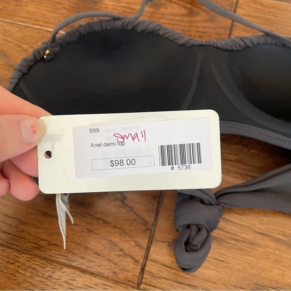L*Space Ariel Demi Bikini Top in Pebble
